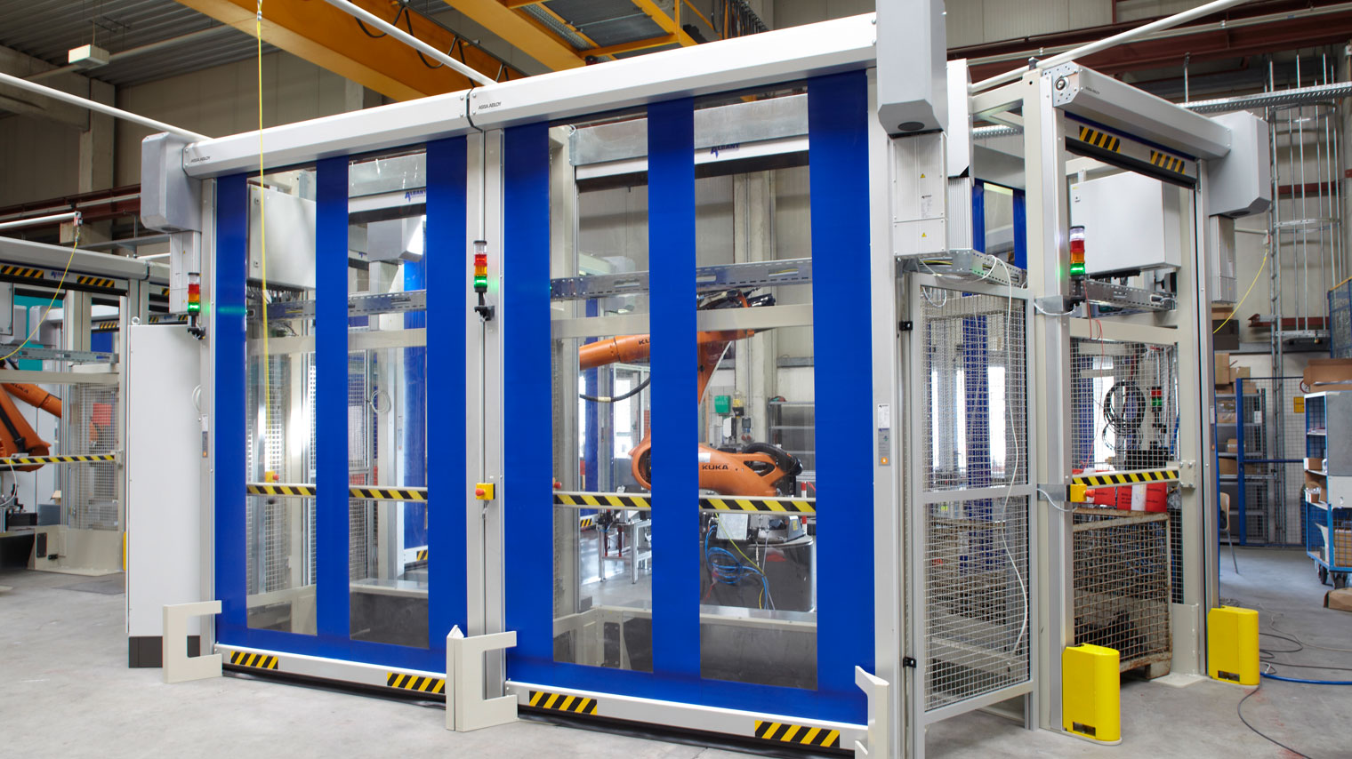 Puertas rápidas para protección de máquinas