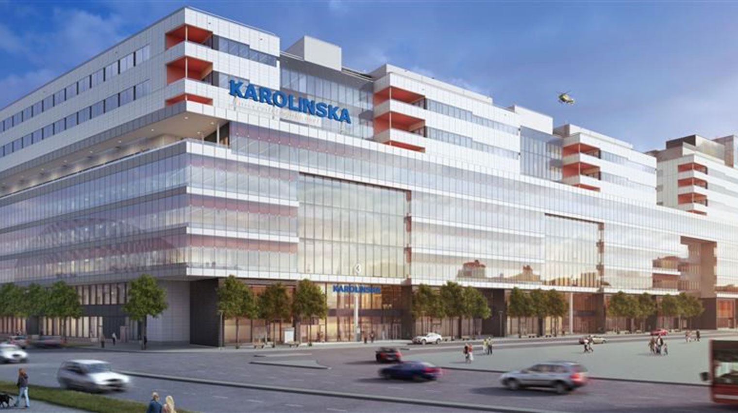 Healthy materials and lifetime cost important at New Karolinska Hospital